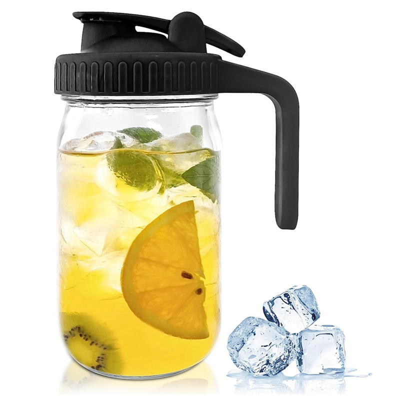 Pour Spout Pitcher - 32Oz Mason Jar Pour Spout Lid