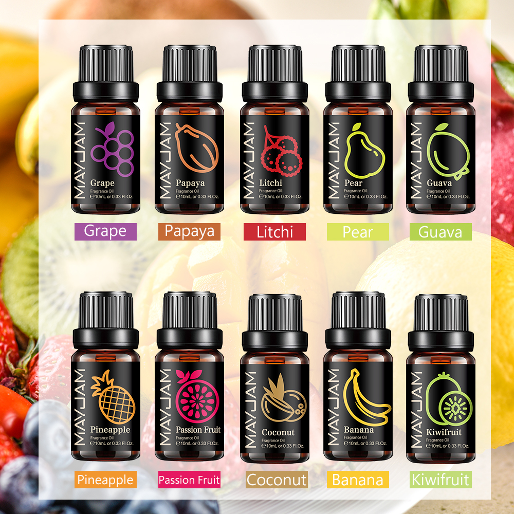 Candle Making Supplies Fragrance Oils - MAYJAM Fruit Essential Oil 10ml Cherry