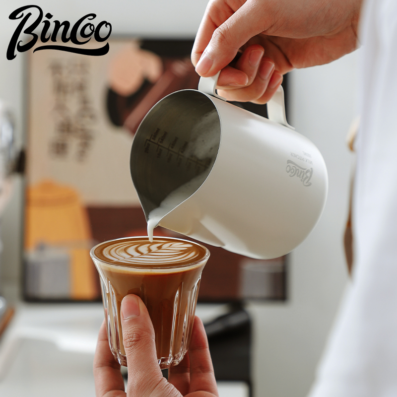Bincoo Milk Frothing Pitcher,  - مراجعة Pour Spout Pitcher وسعره
