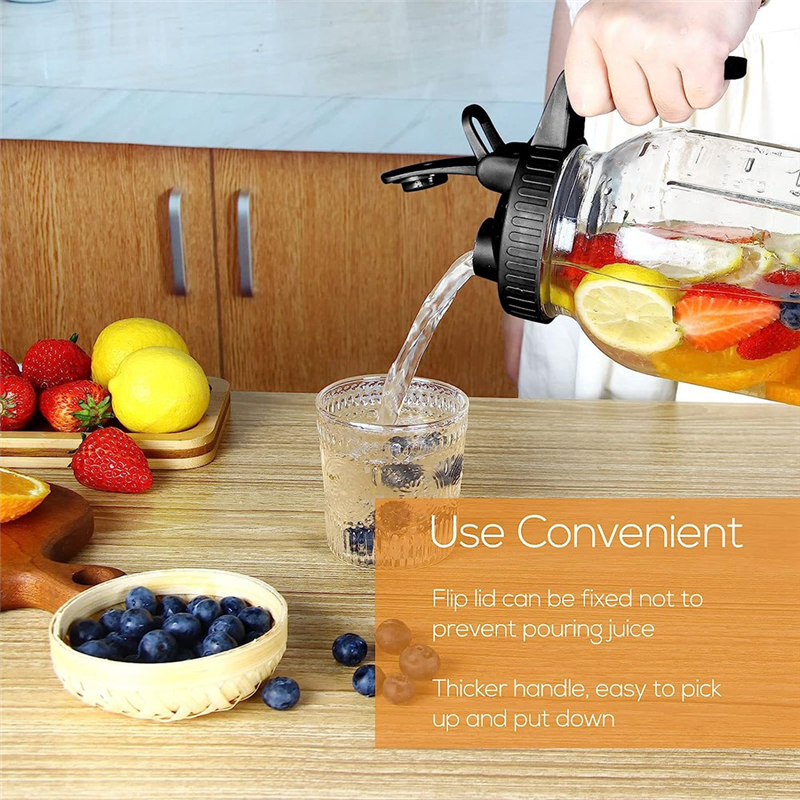 32Oz Mason Jar Pour Spout Lid  - مراجعة Pour Spout Pitcher وسعره
