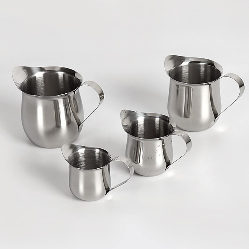2/3/5/7oz Coffee Milk Frothing - مراجعة Pour Spout Pitcher وسعره
