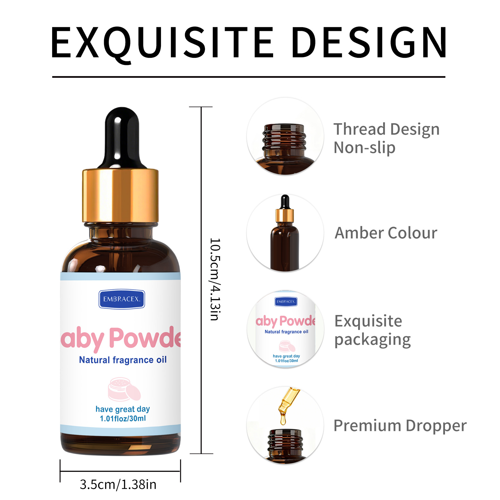 30ml Baby Powder Essential Oil - مراجعة Candle Making Supplies Fragrance Oils وسعره