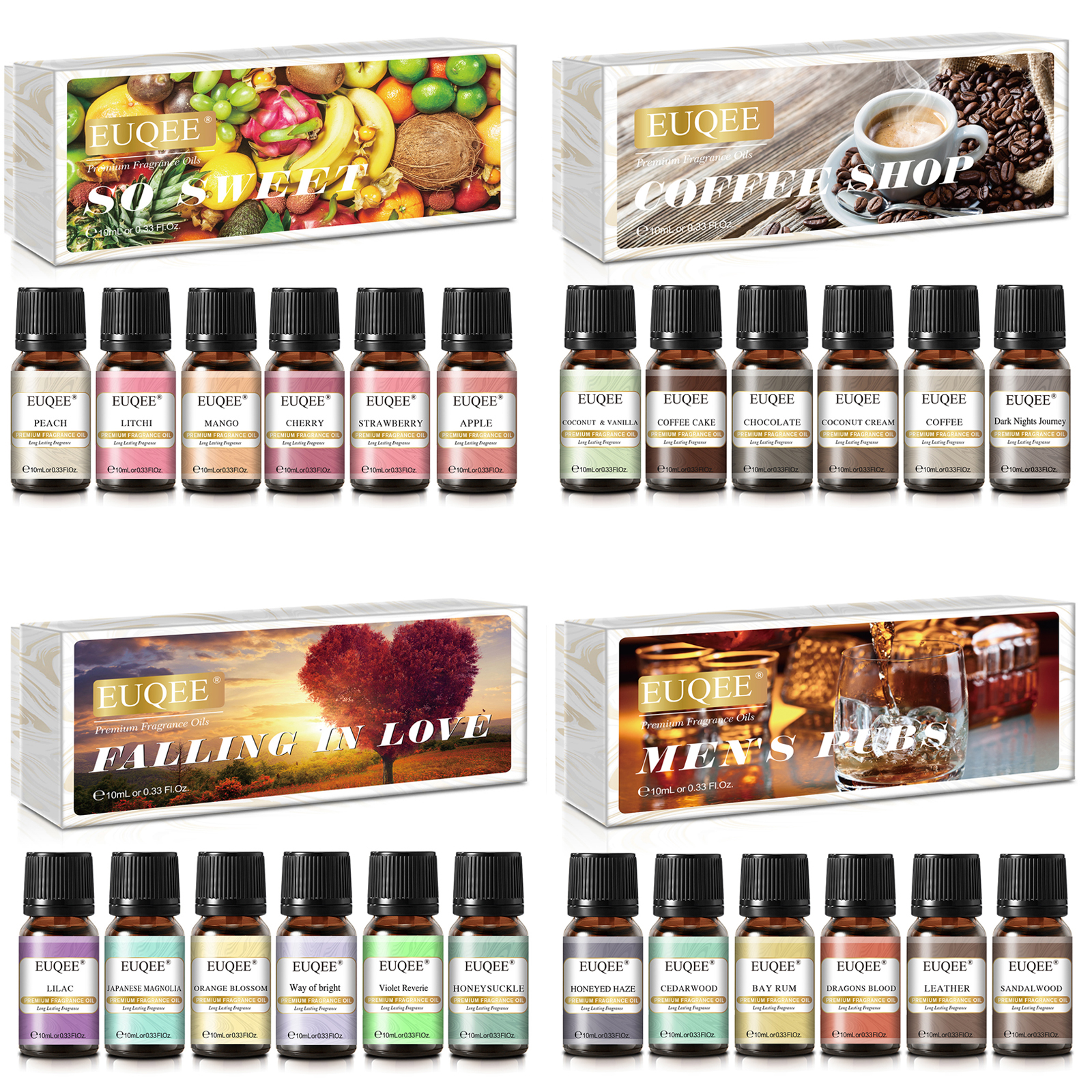 EUQEE 6pcs Fragrance Oils Set  - مراجعة Candle Making Supplies Fragrance Oils وسعره