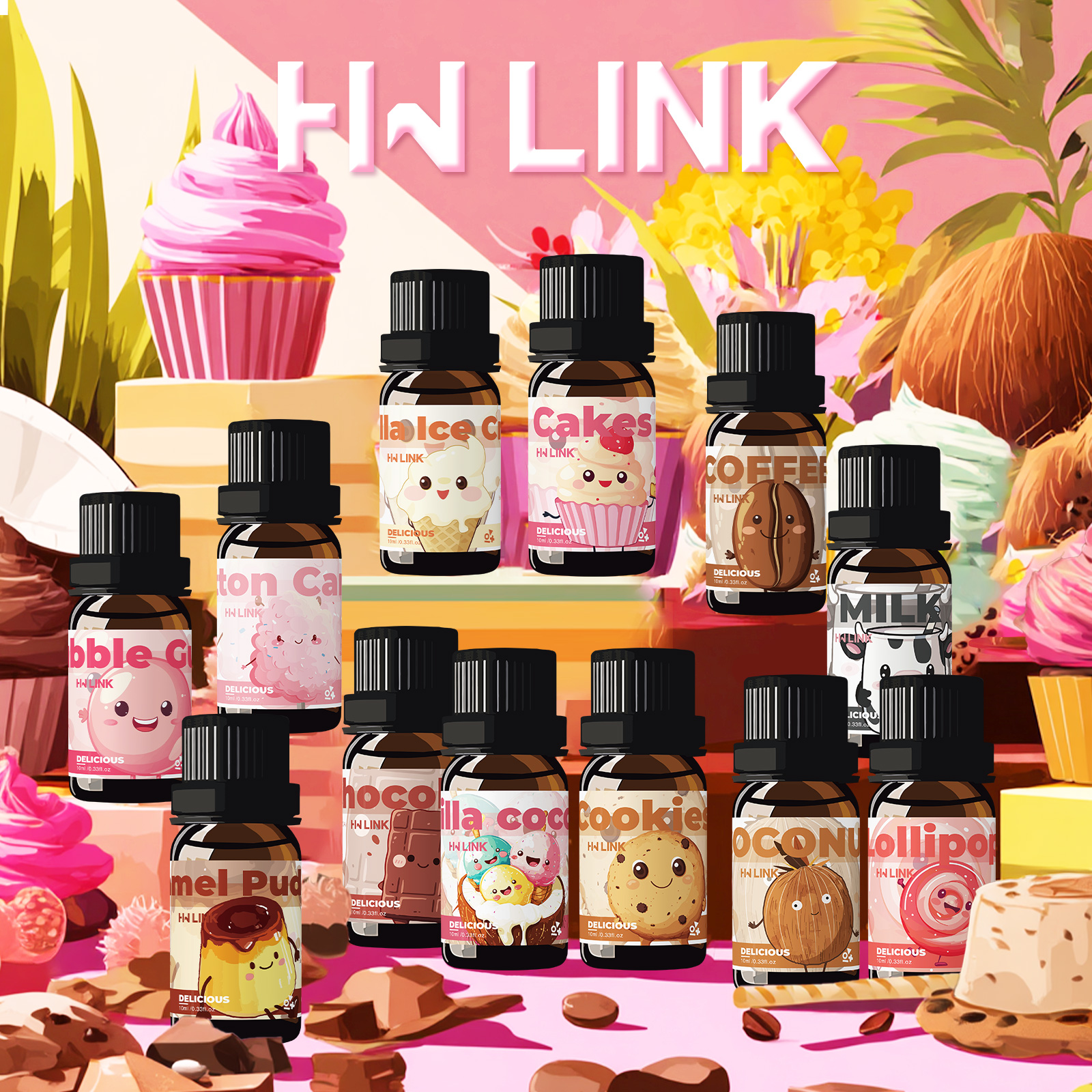 10ml Delicious Essential Oils, - مراجعة Candle Making Supplies Fragrance Oils وسعره