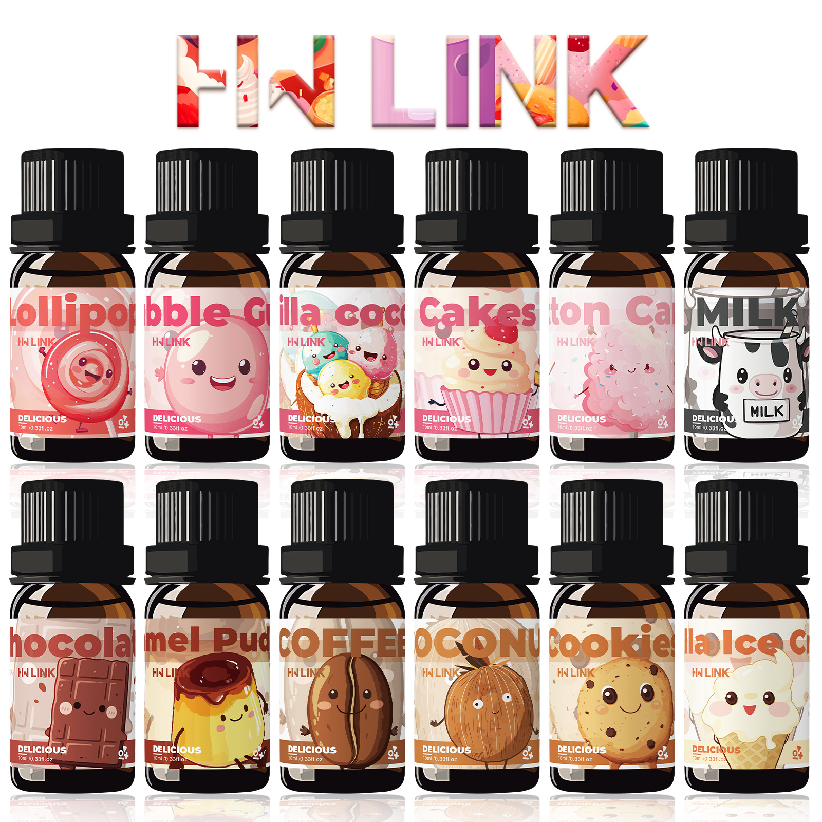 10ml Delicious Essential Oils, - مراجعة Candle Making Supplies Fragrance Oils وسعره