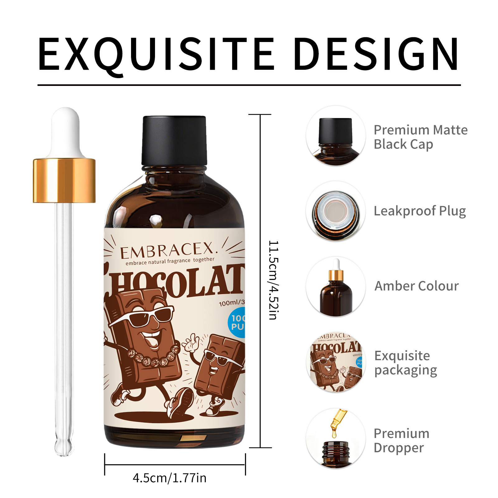 100ml Chocolate Essential Oil  - مراجعة Candle Making Supplies Fragrance Oils وسعره