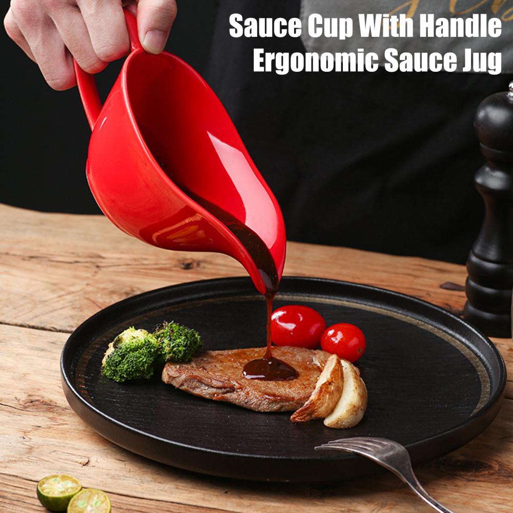 Sauce Dispenser Ceramic Sauce  - مراجعة Pour Spout Pitcher وسعره