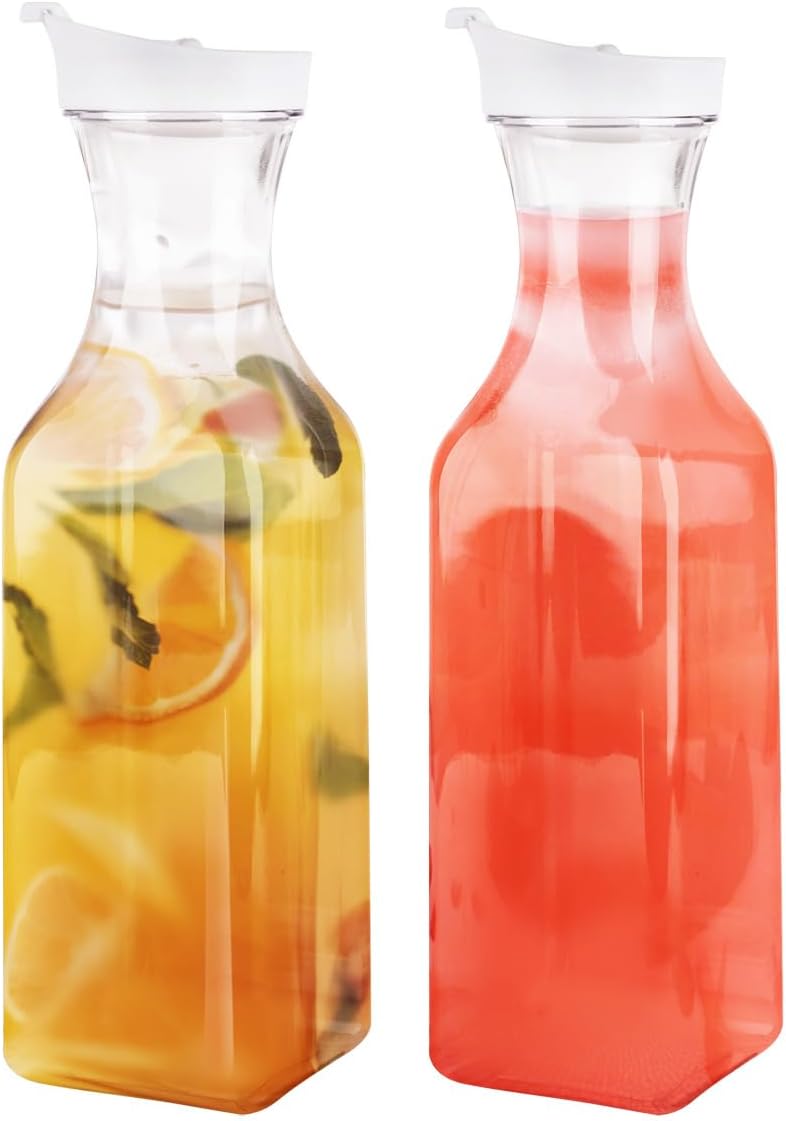 50 oz Plastic Carafe with Lid  - مراجعة Pour Spout Pitcher وسعره
