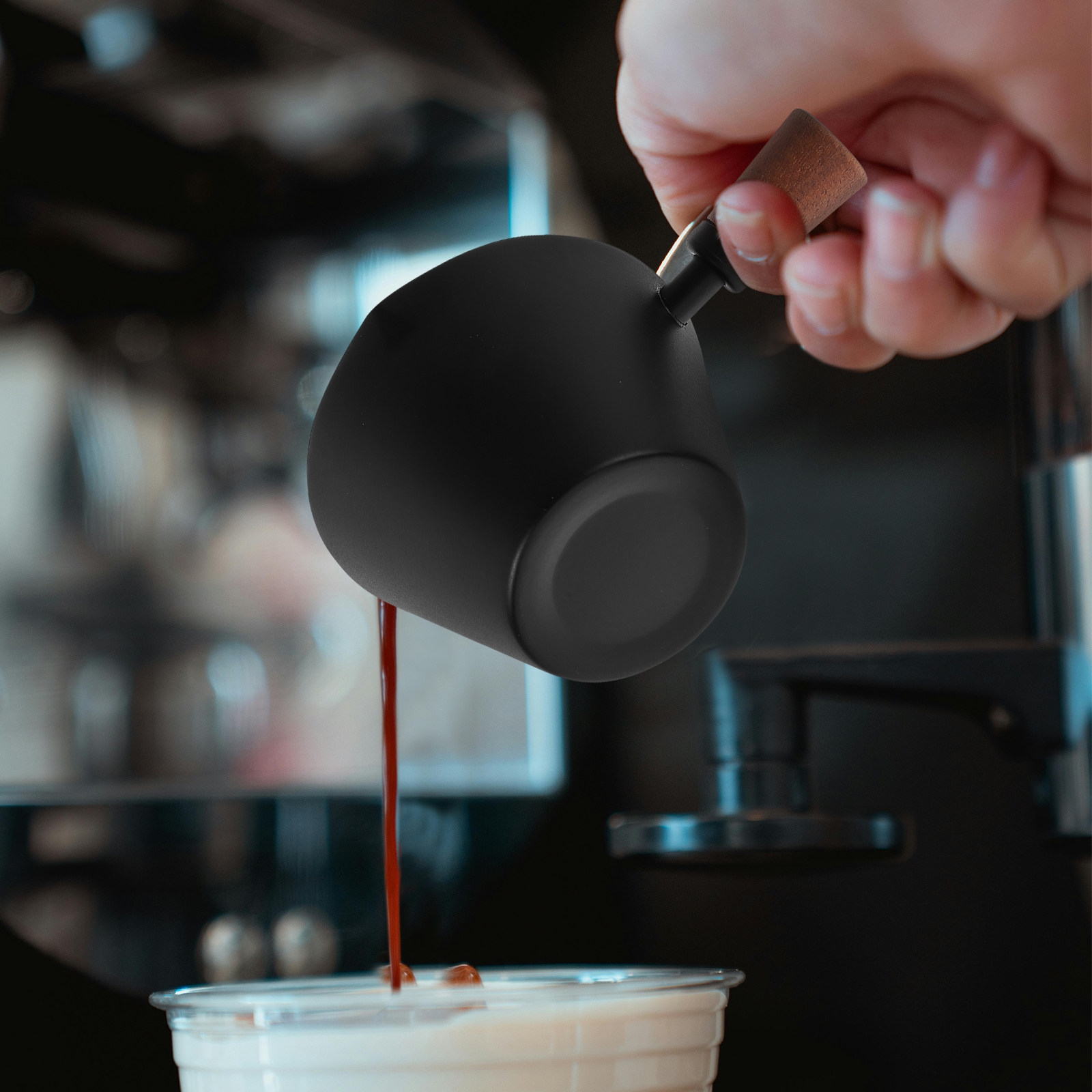 Stainless Steel Espresso Cup H - مراجعة Pour Spout Pitcher وسعره